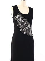 Thierry Mugler Rosette Applique Dress Dress arcadeshops.com