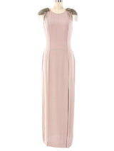 Thierry Mugler Armored Silk Gown Dress arcadeshops.com