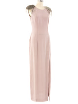 Thierry Mugler Armored Silk Gown Dress arcadeshops.com