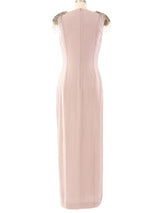 Thierry Mugler Armored Silk Gown Dress arcadeshops.com