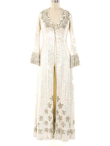 1970's Sequin Embellished Jumpsuit Ensemble Suit arcadeshops.com