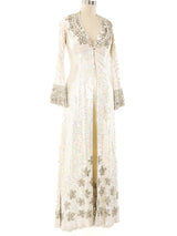1970's Sequin Embellished Jumpsuit Ensemble Suit arcadeshops.com