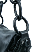 Chanel Ring Handle Logo Flap Shoulder Bag Accessory arcadeshops.com