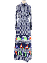 Lanvin French Landmark Printed Ensemble Suit arcadeshops.com