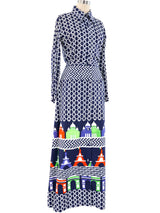 Lanvin French Landmark Printed Ensemble Suit arcadeshops.com