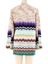 Missoni Chevron Knit Blazer Jacket arcadeshops.com