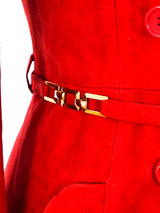 Loewe Brick Suede Trench Coat Outerwear arcadeshops.com