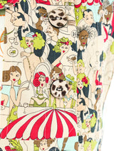 John Galliano Cartoon Printed Vest Top arcadeshops.com