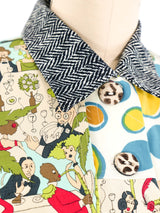 John Galliano Cartoon Printed Vest Top arcadeshops.com