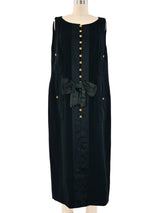 Chanel Bow Embellished Crepe Dress Dress arcadeshops.com