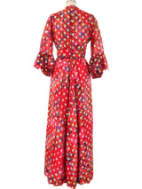 Tina Leser Metallic Floral Maxi Dress Dress arcadeshops.com