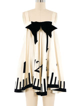 Moschino Clock Applique Babydoll Dress Dress arcadeshops.com
