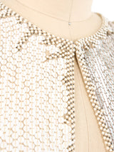 Halston Sequin Embellished Skirt Ensemble Suit arcadeshops.com