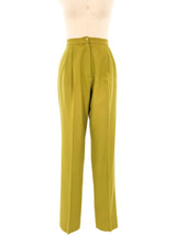 Oleg Cassini Chartreuse Pant Suit Suit arcadeshops.com
