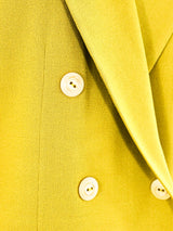 Oleg Cassini Chartreuse Pant Suit Suit arcadeshops.com