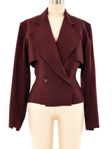 Alaia Wool Cropped Jacket Jacket arcadeshops.com