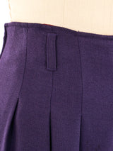 Barbara Bui Eggplant Wide Leg Trousers Bottom arcadeshops.com