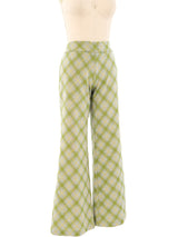 Argyle Knit Flare Pant Bottom arcadeshops.com