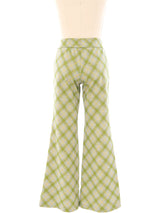 Argyle Knit Flare Pant Bottom arcadeshops.com