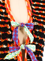 Cropped Loop Knit Vest Top arcadeshops.com