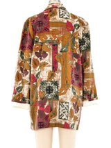 Autumnal Printed Blazer Jacket arcadeshops.com