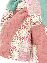 Quilted Patchwork Crop Top Top arcadeshops.com