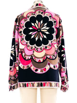 1960's Emilio Pucci Printed Velvet Jacket Jacket arcadeshops.com