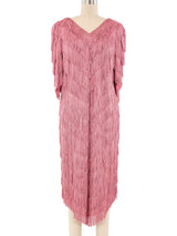 Rose Tiered Fringe Dress Dress arcadeshops.com