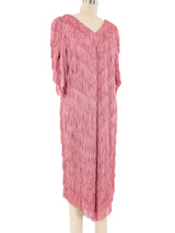 Rose Tiered Fringe Dress Dress arcadeshops.com