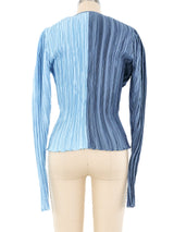 Mary McFadden Monochromatic Plisse Top Top arcadeshops.com