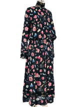 Chloe Lace Trimmed Floral Dress Dress arcadeshops.com