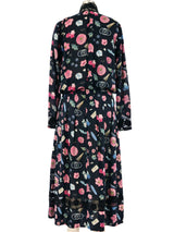 Chloe Lace Trimmed Floral Dress Dress arcadeshops.com