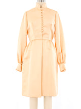 Geoffrey Beene Peach Satin Dress Dress arcadeshops.com