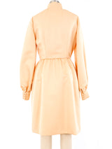 Geoffrey Beene Peach Satin Dress Dress arcadeshops.com