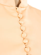 Geoffrey Beene Peach Satin Dress Dress arcadeshops.com