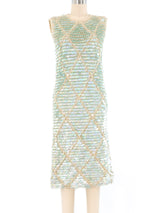 Paillette Knit Midi Dress Dress arcadeshops.com