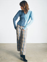 Mary McFadden Monochromatic Plisse Top Top arcadeshops.com