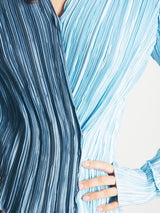 Mary McFadden Monochromatic Plisse Top Top arcadeshops.com