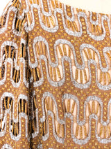 Jean Louis Metallic Lace Midi Dress Dress arcadeshops.com