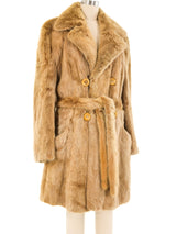Bill Blass Honey Mink Coat Outerwear arcadeshops.com