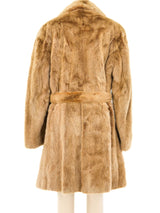 Bill Blass Honey Mink Coat Outerwear arcadeshops.com
