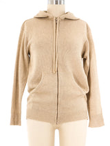 Halston Cashmere Hoodie Jacket arcadeshops.com