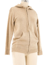 Halston Cashmere Hoodie Jacket arcadeshops.com