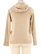 Halston Cashmere Hoodie Jacket arcadeshops.com