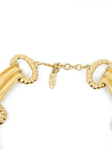 Yves Saint Laurent Ribbed Collar Necklace Accessory arcadeshops.com