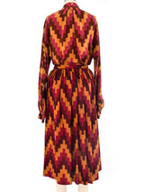 Calvin Klein Printed Silk Ensemble Suit arcadeshops.com