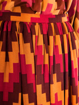 Calvin Klein Printed Silk Ensemble Suit arcadeshops.com