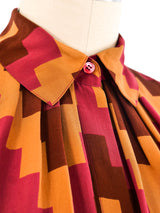 Calvin Klein Printed Silk Ensemble Suit arcadeshops.com