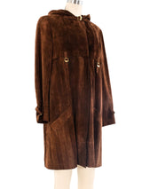 Gucci Herringbone Suede Coat Outerwear arcadeshops.com