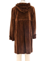 Gucci Herringbone Suede Coat Outerwear arcadeshops.com